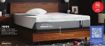 JC Penney Tempur-pedic adapt medium queen mattress offer