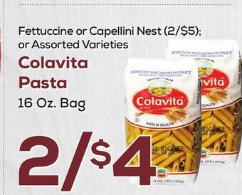 DeCicco & Sons Colavita pasta offer