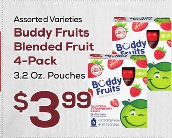 DeCicco & Sons Buddy fruits blended fruit 4-pack offer