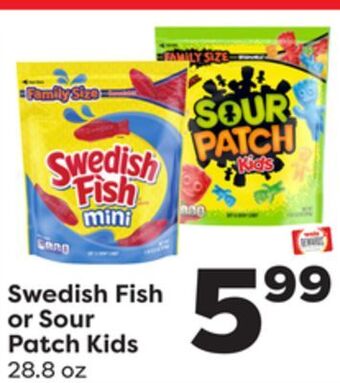 Weis Markets Swedish fish or sour patch kids offer