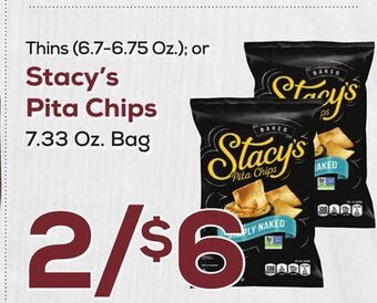 DeCicco & Sons Stacy's pita chips 7.33 oz. bag offer