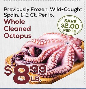 DeCicco & Sons Whole cleaned octopus offer