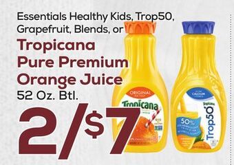 DeCicco & Sons Tropicana pure premium orange juice offer
