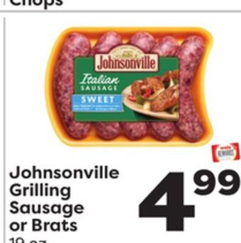 Weis Markets Johnsonville grilling sausage or brats offer