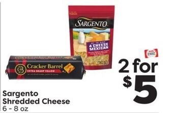 Weis Markets Sargento shredded cheese offer