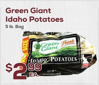 DeCicco & Sons Green giant idaho potatoes offer