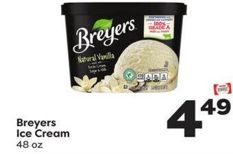 Weis Markets Breyers ice cream offer