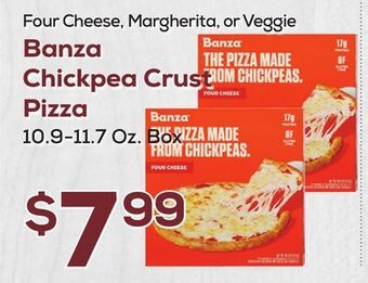 DeCicco & Sons Banza chickpea crust pizza offer