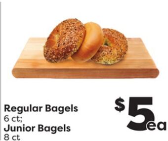 Weis Markets Regular bagels 6 ct junior bagels 8 ct offer
