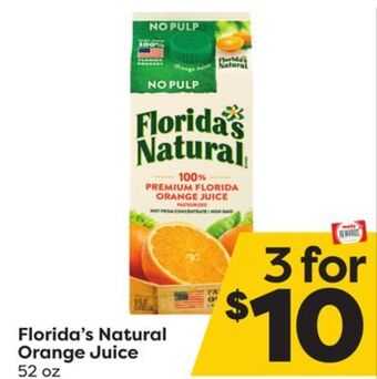 Weis Markets Florida's natural orange juice offer