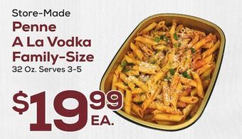 DeCicco & Sons Penne a la vodka family-size offer