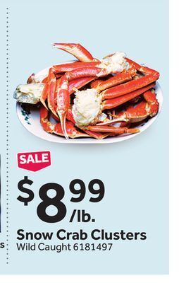 Stop&Shop Snow crab clusters offer