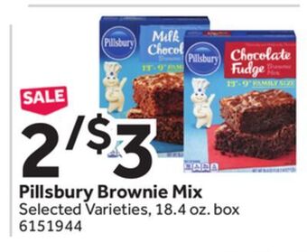 Stop&Shop Pillsbury brownie mix offer