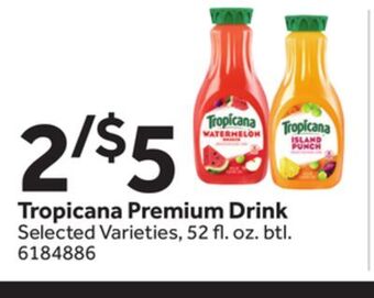 Stop&Shop Tropicana premium drink offer