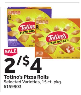Stop&Shop Totino's pizza rolls offer