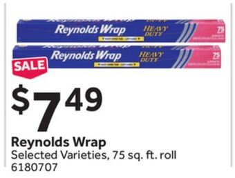 Stop&Shop Reynolds wrap offer