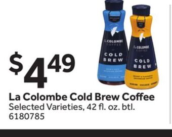 Stop&Shop La colombe cold brew coffee offer