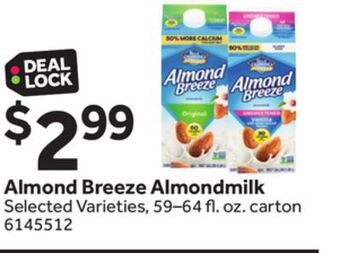Stop&Shop Almond breeze almondmilk offer