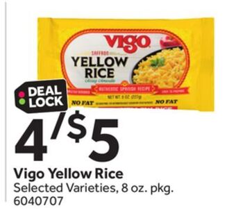 Stop&Shop Vigo yellow rice offer