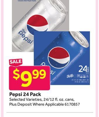 Stop&Shop Pepsi 24 pack offer