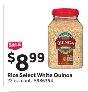Stop&Shop Rice select white quinoa offer