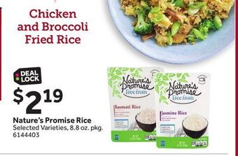 Stop&Shop Nature's promise rice offer