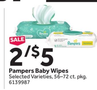 Stop&Shop Pampers baby wipes offer