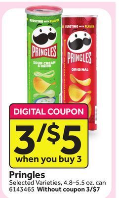 Stop&Shop Pringles offer