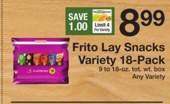 The Fresh Grocer Snacks variety 18-pack offer