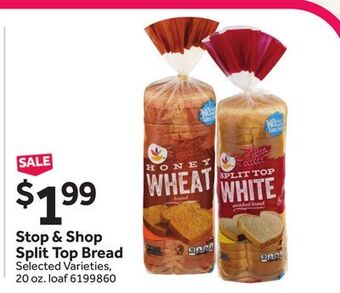 Stop&Shop Stop & shop split top bread offer