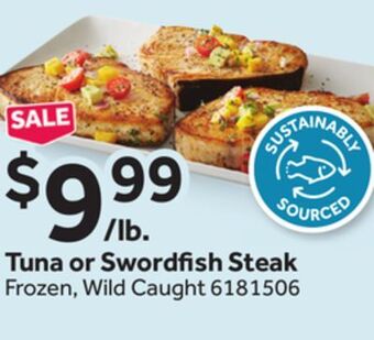Stop&Shop Tuna or sword sh steak offer