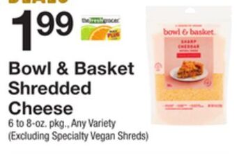 The Fresh Grocer Shredded cheese offer