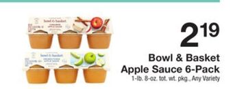 The Fresh Grocer Apple sauce 6-pack offer