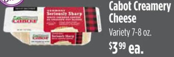 Harmons Cabot Creamy Cheese 7-8 oz offer