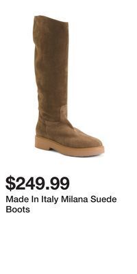 TJ Maxx Made in italy milana suede boots offer