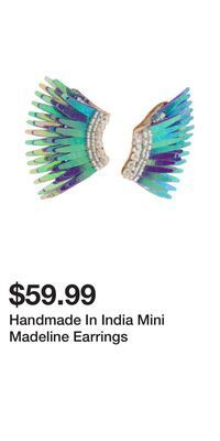 TJ Maxx Handmade in india mini madeline earrings offer