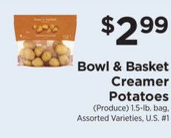 ShopRite Creamer potatoes offer
