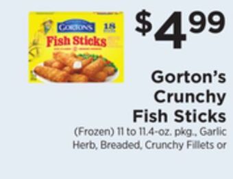 ShopRite Crunchy fish sticks offer