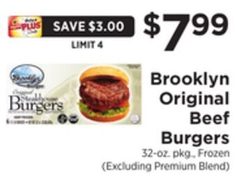ShopRite Brooklyn original beef burgers offer