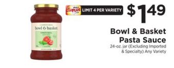 ShopRite Pasta sauce offer