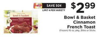 ShopRite Cinnamon french toast offer