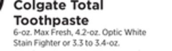ShopRite Total toothpaste offer