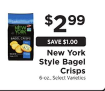 ShopRite Style bagel crisps offer