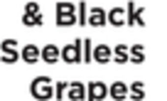 ShopRite Black seedless grapes offer