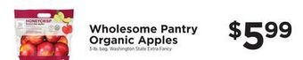 ShopRite Organic apples offer