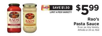 ShopRite Pasta sauce offer