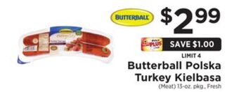 ShopRite Polska turkey kielbasa offer