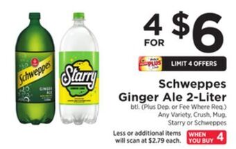 ShopRite Ginger ale 2-liter offer