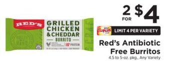 ShopRite Antibiotic free burritos offer