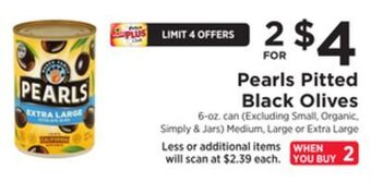 ShopRite Pitted black olives offer